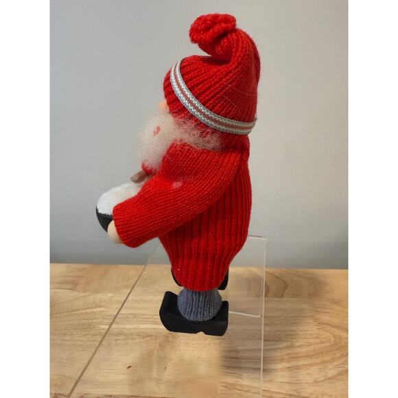 Ljungstroms Of Sweden Tomte Wooden Figure Santa With Mixing Bowl Vintage JL - Picture 4 of 12